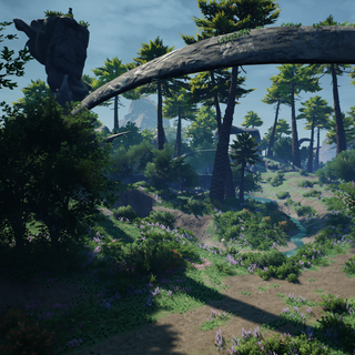 Northern Forest lokace ve hře Satisfactory